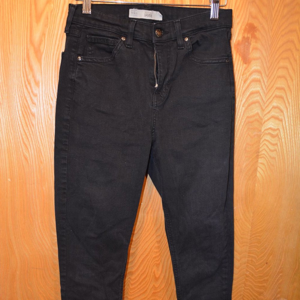 TopShop Jamie Skinny Jeans Black Size 28